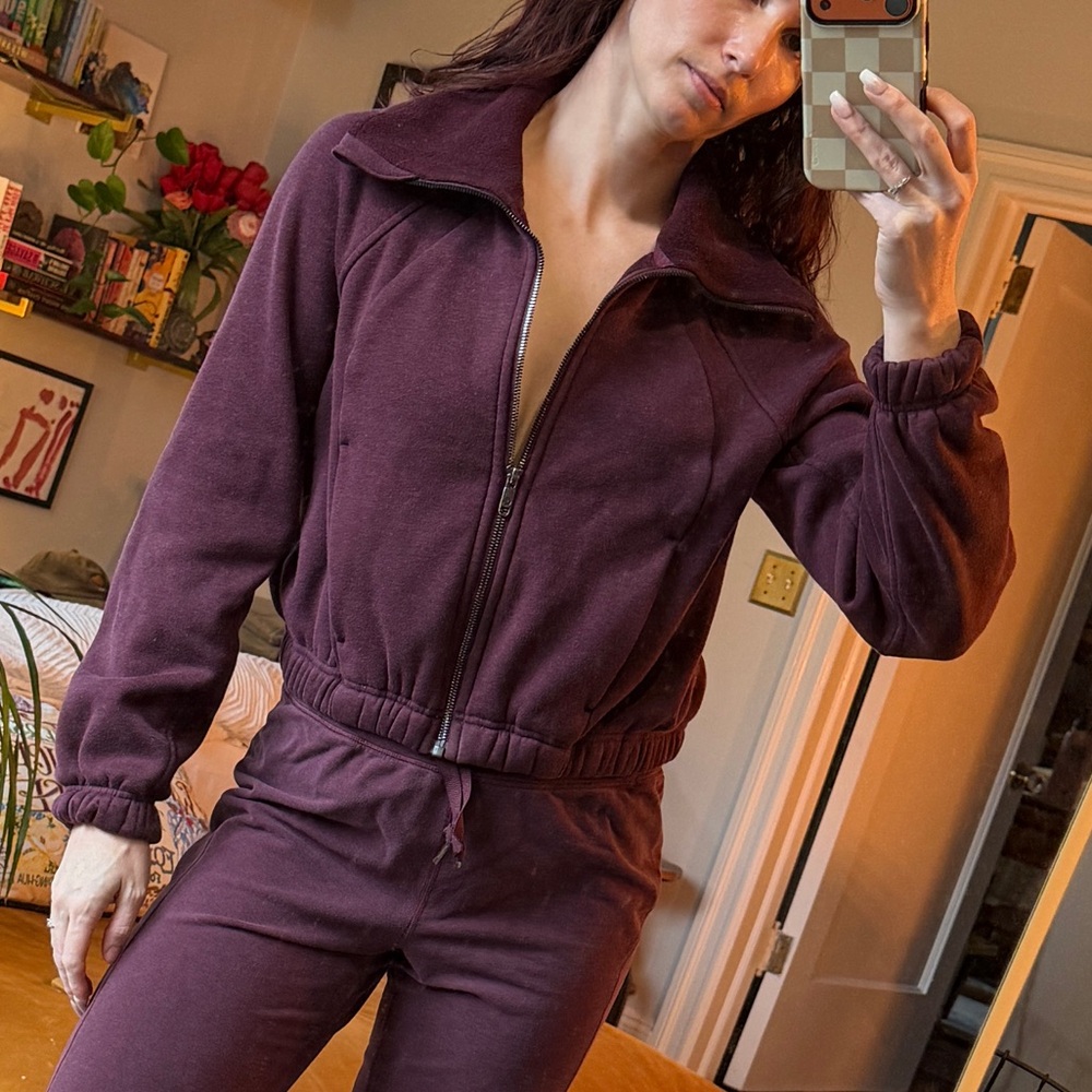 Lulu zip Scuba Sweatshirt